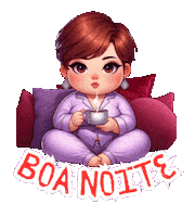 Boa Noite Sticker by Atelier das Arteiras