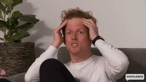 Stress Omg GIF by Gogglebox Australia