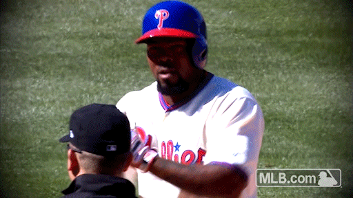 kendrick fists GIF by MLB
