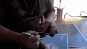 celebrity signing GIF by Brimstone (The Grindhouse Radio, Hound Comics)