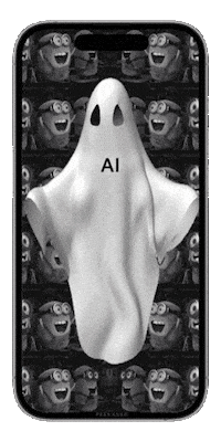 Good Morning Phone Sticker by PEEKASSO