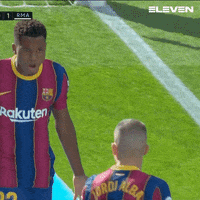 Celebration Barcelona GIF by ElevenSportsBE