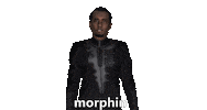 Black Panther Sticker Sticker by Morphin