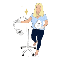 Dentist Glowing Sticker by Glow 2 Go NYC