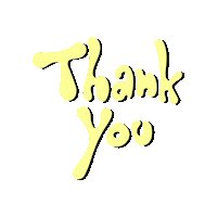 Thanks Thank You Sticker by Amor Design Studio