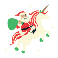 Christmas Santa Sticker by TipsyElves.com