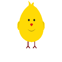 Chicken Easter Sticker by Hobbykokken