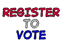 Usa Register To Vote Sticker