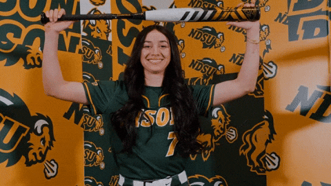 Softball GIF by NDSU Athletics