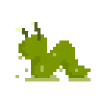 Pixel Run Sticker