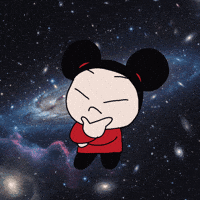 Universe Think GIF by official_pucca