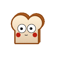 toast wtf Sticker by AM by Andre Martin