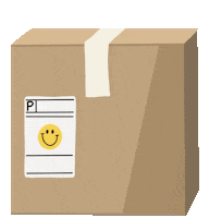 Post Office Star Sticker