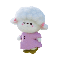 naokadoura run sheep 走る ひつじ Sticker