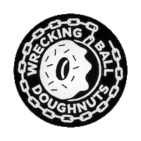 Doughnut Dundee Sticker by Wrecking Ball Doughnuts