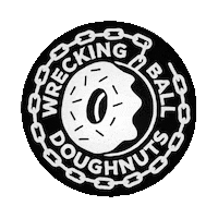 Doughnut Dundee Sticker by Wrecking Ball Doughnuts