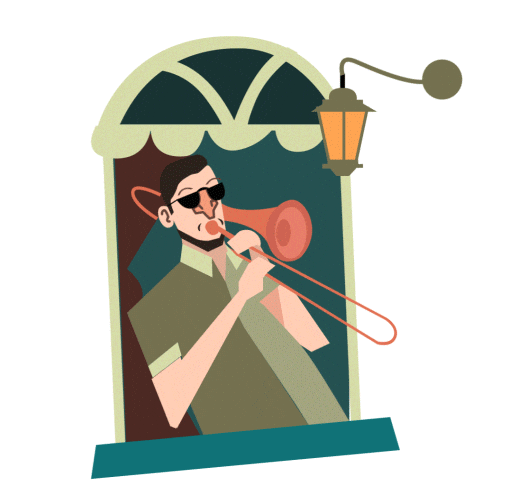 El Caballero Musician Sticker by Puerto Candelaria