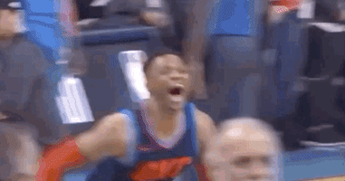 Happy Russell Westbrook GIF