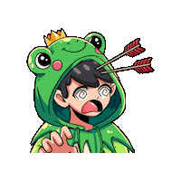 Gamer Dying Sticker by GAMES.GG