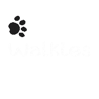 Walkies Paw Prints Sticker
