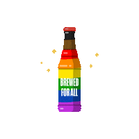 NewBelgiumBrewing rainbow beer lgbtq lgbtqia Sticker