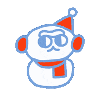 Winter Solstice Snow Sticker