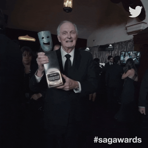 alan alda smile GIF by Twitter