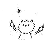 Cat Celebrating Sticker