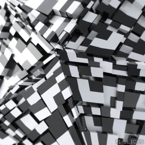 Black And White Art GIF by Pi-Slices