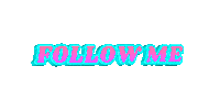 Follow Me Sticker by Aquafaba Test Kitchen