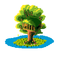 Night Tree Sticker