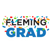Fleminggrad Sticker by Fleming College