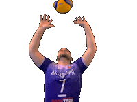 VOLLEYPOD volleyball set volley academy Sticker