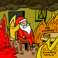 This Is Fine Merry Christmas GIF by INTO ACTION