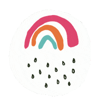 Alles Wird Gut Rainbow Sticker by Konfettirausch