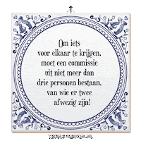 Humor Teamwork Sticker by Tegelspreuken.nl