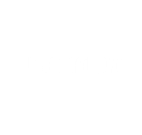 Peace Love Sticker