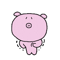 jwinna hungry piggy starving growling Sticker