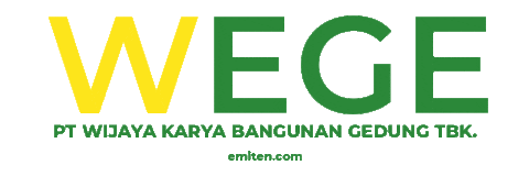Pt Wijaya Karya Bangunan Gedung Sticker by emiten.com