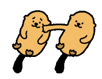 Angry Best Friends Sticker by takadabear
