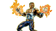 Ericosmos fire jax plush power friends Sticker