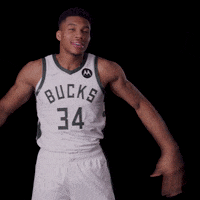 Giannis Antetokounmpo What GIF by Milwaukee Bucks