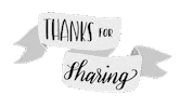 most-steph thank you thanks banner sharing Sticker
