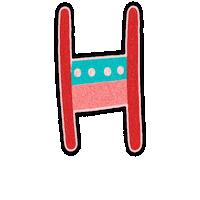 Typography Hello Sticker by The3Flamingos