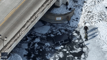 Iowa Teen and Good Samaritans Rescue Man and His Dog After Vehicle Plunges Into Icy Lake