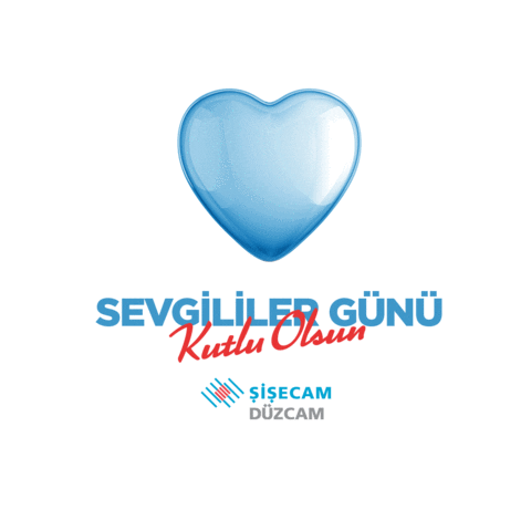 Ask Sevgililergunu Sticker by Şişecam Düzcam