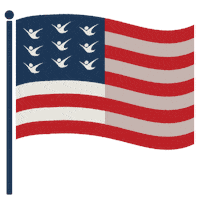 United States Usa Sticker by iFLY Indoor Skydiving