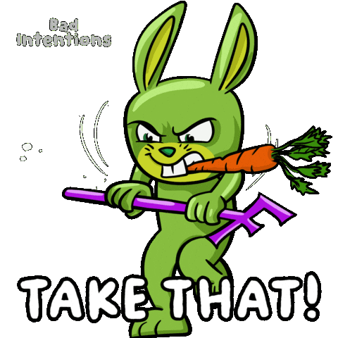 Angry Bunny Sticker by VeeFriends