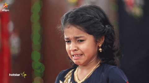vijaytelevision giphyupload crying tamil vijay GIF