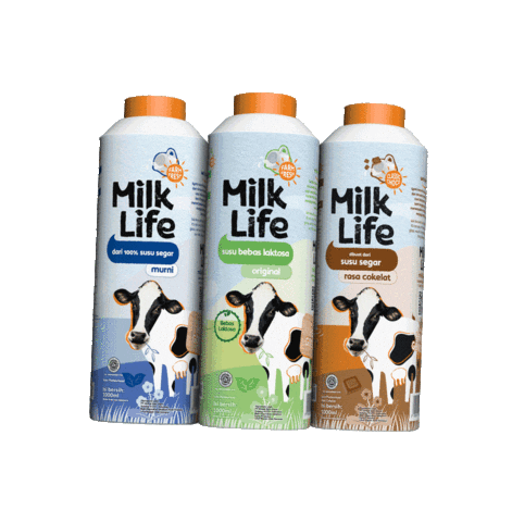 MilkLife giphyupload milk susu milklife Sticker